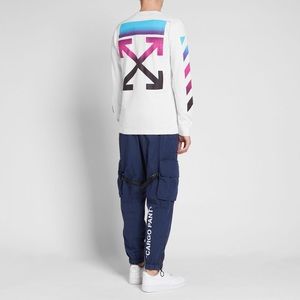 off white gradient long sleeve